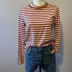 3/$30 Free Assembly Striped Long Sleeve Tee | Size S